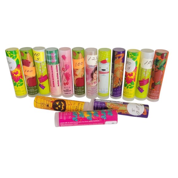Avon Lip Balm Mixed Variety Lot of 16 SEALED New Old Stock *Stickers on Some*